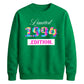 Tie Dye Limited Edition Personliased Happy Birthday Sweatshirt