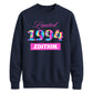 Tie Dye Limited Edition Personliased Happy Birthday Sweatshirt