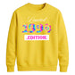 Tie Dye Limited Edition Personliased Happy Birthday Sweatshirt