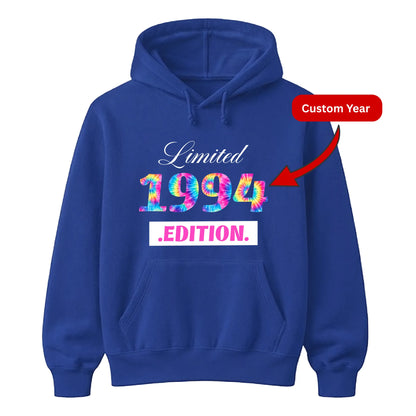 Personalized Birthday Gift Sweatshirt | Tie Dye Limited Edition Design for Her & Him