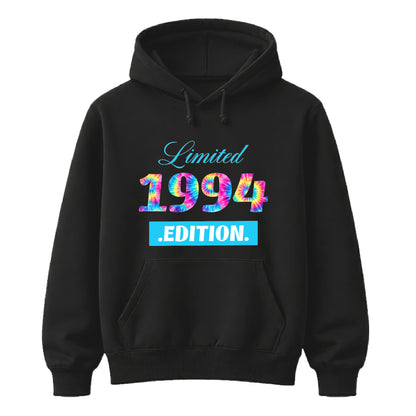 Tie Dye Limited Personalised Happy Birthday hoodie