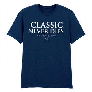 Timeless Classic Never Dies Slogan Graphic Unisex T-Shirt