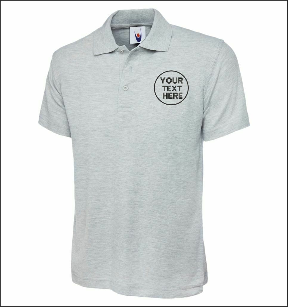 Custom Embroidered Men Polo Tshirt, Personalised Text/Design Shirt, Digitized Company Logo Monogrammed Polo Tee, Special Gift for Golf Lover