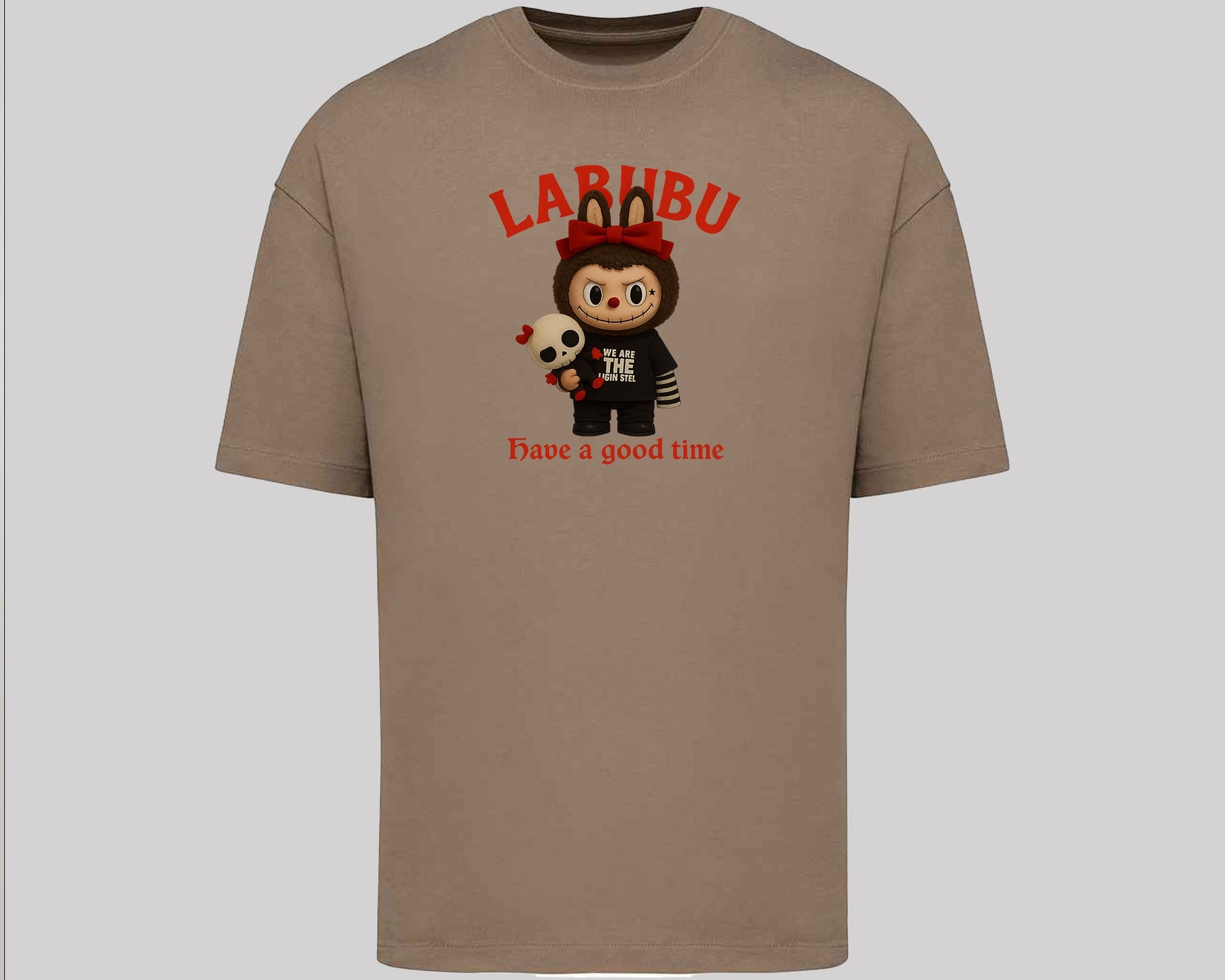 Labubu Native Spirit Oversized T-Shirt, Have A Good Time Tee for Streetwear Lovers, Oversized Fit Top M8411
