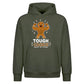 Funny Buff Ginger Tough Cookie Christmas Oversized Hoodie