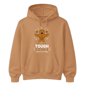 Tough Cookie Gingerbread Graphic Christmas Unisex Hoodies