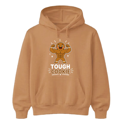 Tough Cookie Gingerbread Graphic Christmas Unisex Hoodies