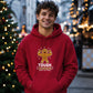 Tough Cookie Gingerbread Graphic Christmas Unisex Hoodies
