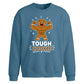 Tough Cookie Gym Gingerbread Christmas Oversized Sweatshirt