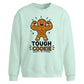 Tough Cookie Gym Gingerbread Christmas Oversized Sweatshirt
