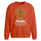 Tough Cookie Gym Gingerbread Christmas Oversized Sweatshirt