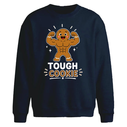 Tough Cookie Gym Gingerbread Christmas Oversized Sweatshirt