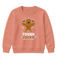 Tough Cookie Muscular Gingerbread Christmas Kids Sweatshirt