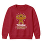 Tough Cookie Muscular Gingerbread Christmas Kids Sweatshirt
