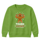 Tough Cookie Muscular Gingerbread Christmas Kids Sweatshirt
