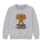 Tough Cookie Muscular Gingerbread Christmas Kids Sweatshirt