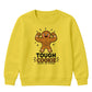 Tough Cookie Muscular Gingerbread Christmas Kids Sweatshirt