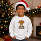 Tough Cookie Muscular Gingerbread Christmas Kids Sweatshirt