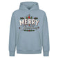 Traditional Merry Typography Christmas Oversized Hoodie