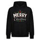 Traditional Merry Typography Christmas Oversized Hoodie
