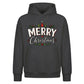 Traditional Merry Typography Christmas Oversized Hoodie