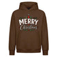 Traditional Merry Typography Christmas Oversized Hoodie