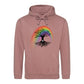 Tree Of Life Rainbow Aura Pride Month Unisex Hoodie