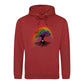 Tree Of Life Rainbow Aura Pride Month Unisex Hoodie