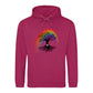 Tree Of Life Rainbow Aura Pride Month Unisex Hoodie