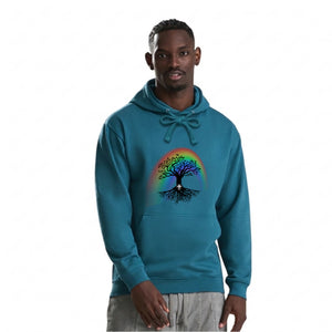 Tree Of Life Rainbow Aura Pride Month Unisex Hoodie