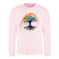 Tree of Life Rainbow Aura Pride Month Unisex Sweatshirt