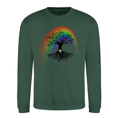 Tree of Life Rainbow Aura Pride Month Unisex Sweatshirt
