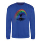 Tree of Life Rainbow Aura Pride Month Unisex Sweatshirt