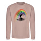 Tree of Life Rainbow Aura Pride Month Unisex Sweatshirt