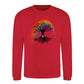 Tree of Life Rainbow Aura Pride Month Unisex Sweatshirt