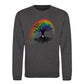 Tree of Life Rainbow Aura Pride Month Unisex Sweatshirt