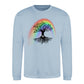 Tree of Life Rainbow Aura Pride Month Unisex Sweatshirt