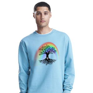 Tree of Life Rainbow Aura Pride Month Unisex Sweatshirt