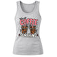 Trendy Iced Coffee And Sunshine Graphic Ladies Tank Top