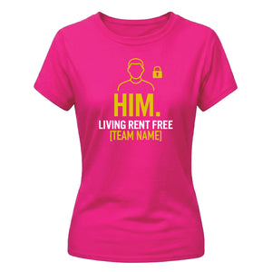 Trendy Rent Free Football Tournament ladies Fit T-Shirt