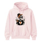 Trendy skeleton iced coffee lover graphic Halloween hoodie