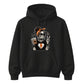Trendy skeleton iced coffee lover graphic Halloween hoodie