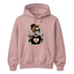 Trendy skeleton iced coffee lover graphic Halloween hoodie