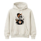 Trendy skeleton iced coffee lover graphic Halloween hoodie