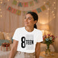 Trendy Stacked Eighteen Graphic 18 Birthday Unisex T-Shirt