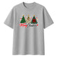 Triple styled holiday pine tree Christmas Oversized T-Shirt