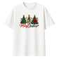 Triple styled holiday pine tree Christmas Oversized T-Shirt