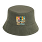Tropical Sun Chase Flamingo Graphic Summer Bucket Hat