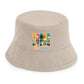 Tropical Sun Chase Flamingo Graphic Summer Bucket Hat