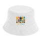 Tropical Sun Chase Flamingo Graphic Summer Bucket Hat
